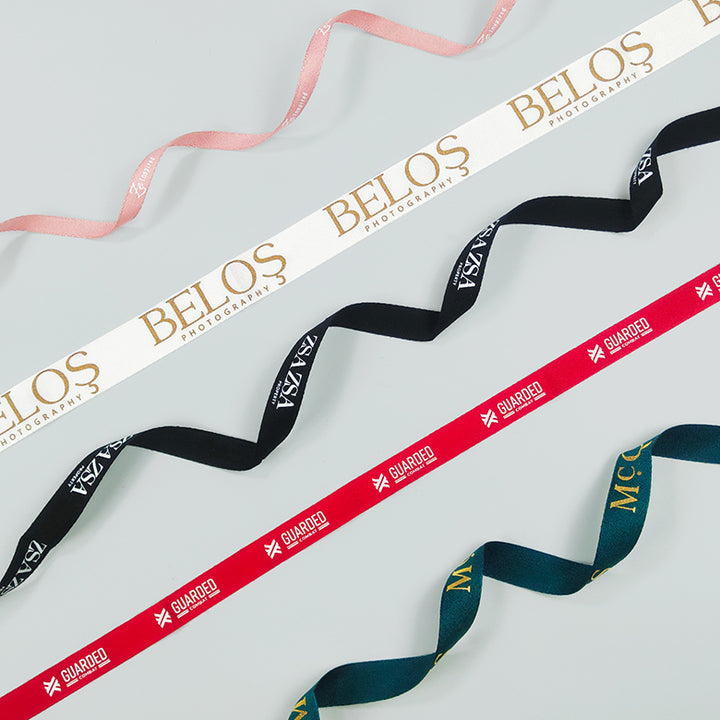 CUSTOM COMPOSTABLE RIBBON IN ONE LOGO COLOR