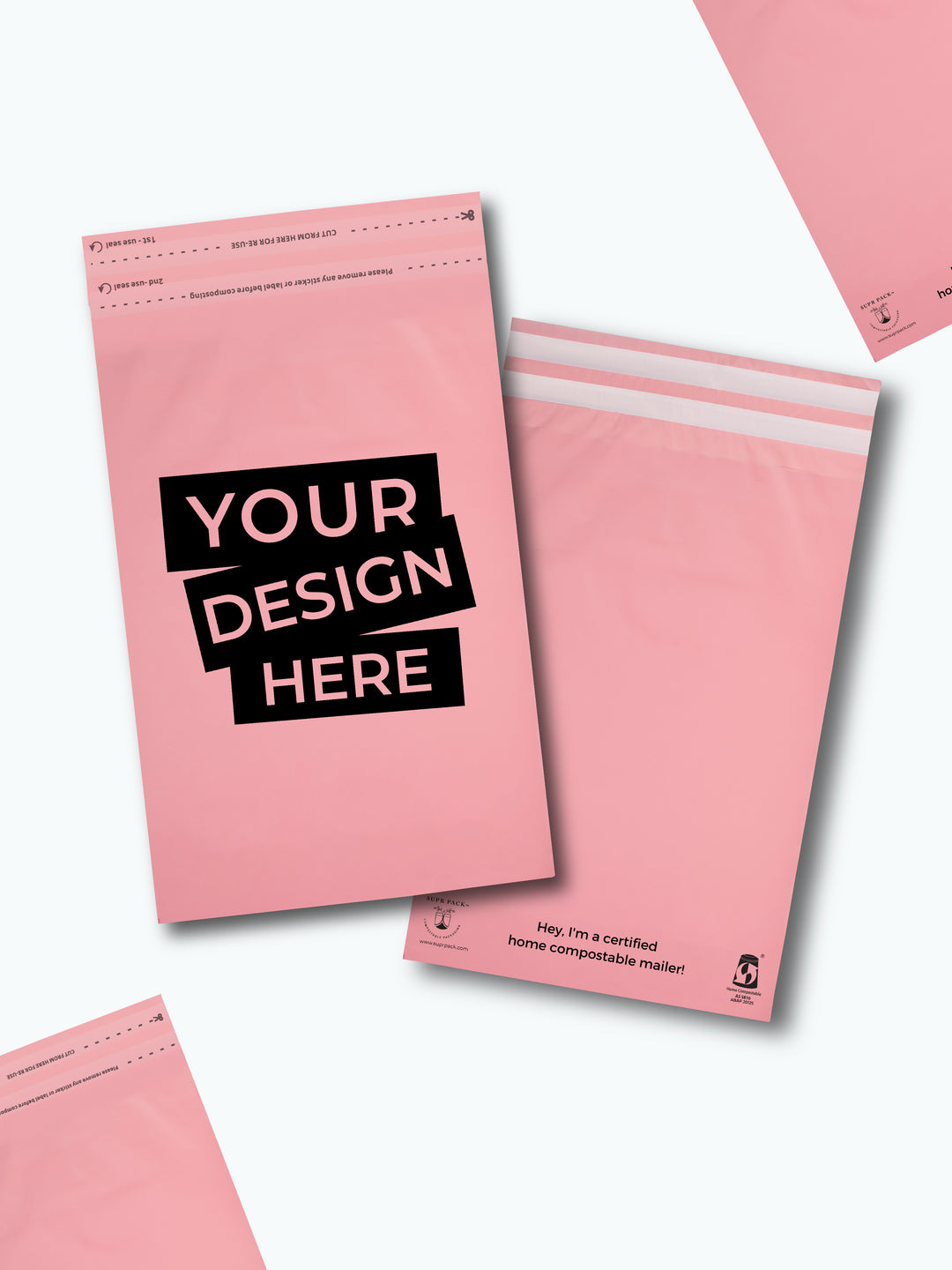Pink Custom Print Mailers