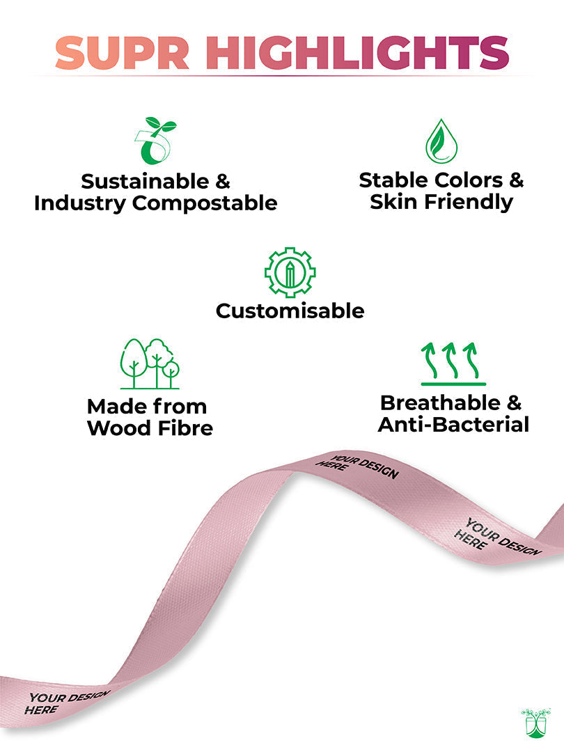 ribbon | custom ribbon | eco-friendly ribbon | sustainable ribbon | Supr Pack ribbons | colored ribbons | environmentally friendly ribbons | printed ribbons | prink ribbon