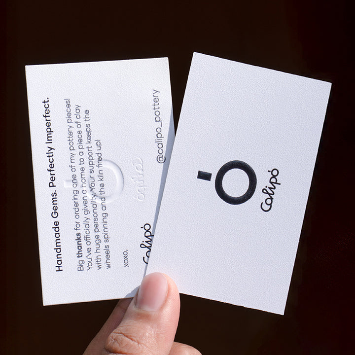 ECO-FRIENDLY CUSTOM EMBOSSED CARDS WITH EMBOSSING, PRINT &amp; FOIL Suprpack