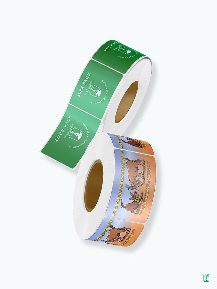 Roll of Stickers with Logo