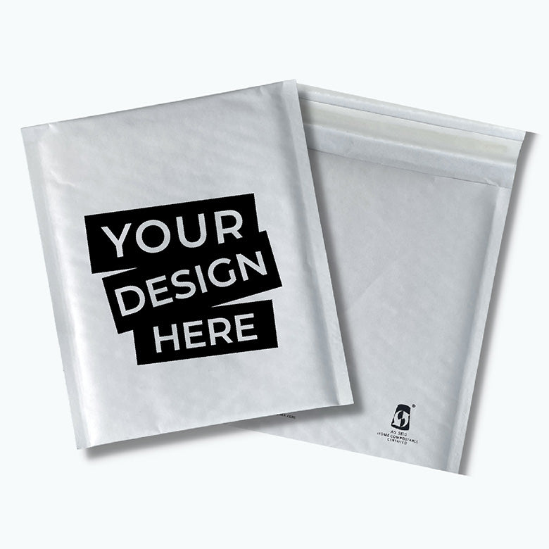 Custom Bubble Mailers. Home Compostable & Sustainable Packaging.