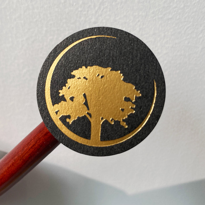 Custom Embossed Stickers | Premium embossed foil stickers for business ...