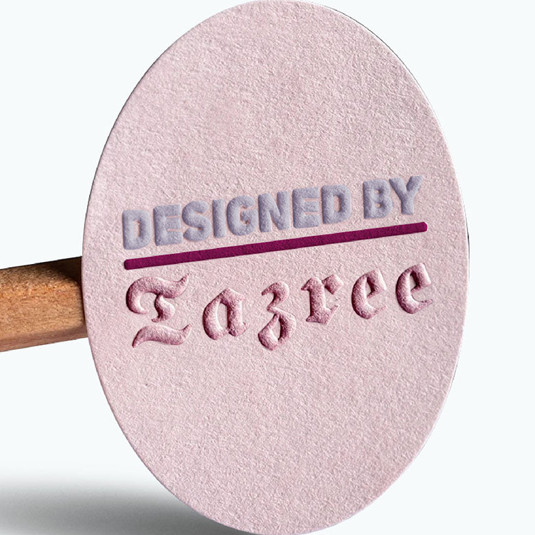 Custom Embossed Stickers | Premium embossed foil stickers for business ...