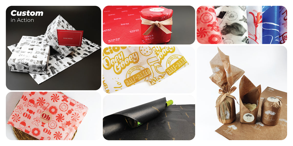 Acid Free Tissue Wrapping Paper with Custom Logo & Color – suprpack.com