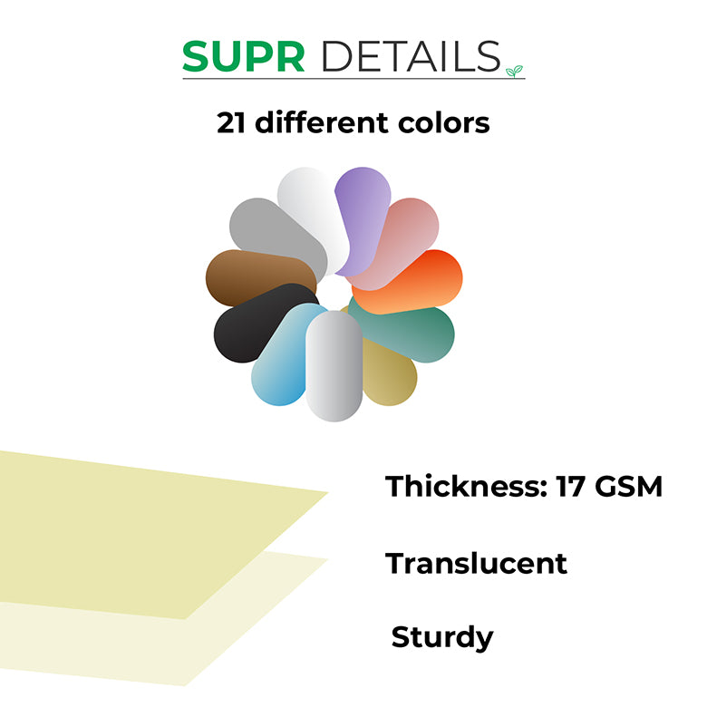 Tissue Paper (Cream). Acid Free & FSC Certified. MOQ: 100 Wrapping Paper