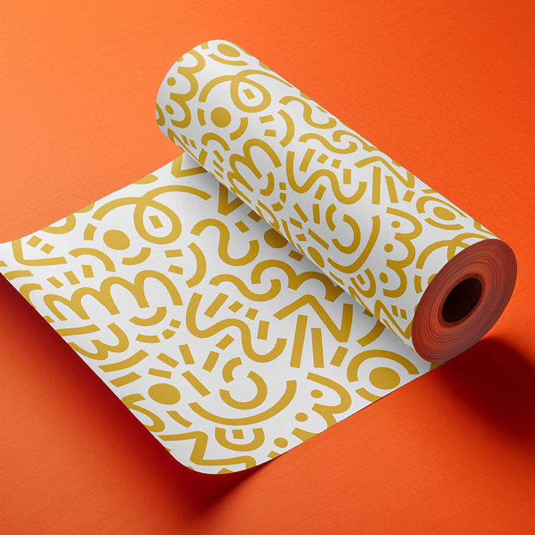 CUSTOM TISSUE PAPER ROLL. ACID-FREE, 17GSM PAPER.