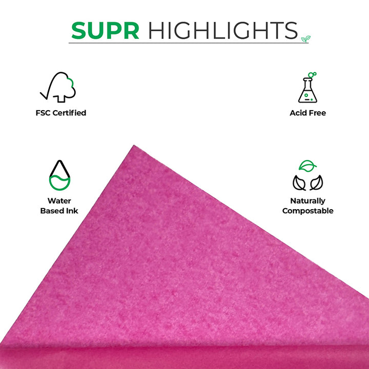 Tissue paper (Barbie Pink) - From pack of 100 sheets.