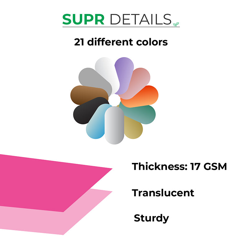 Tissue paper (Barbie Pink) - From pack of 100 sheets.
