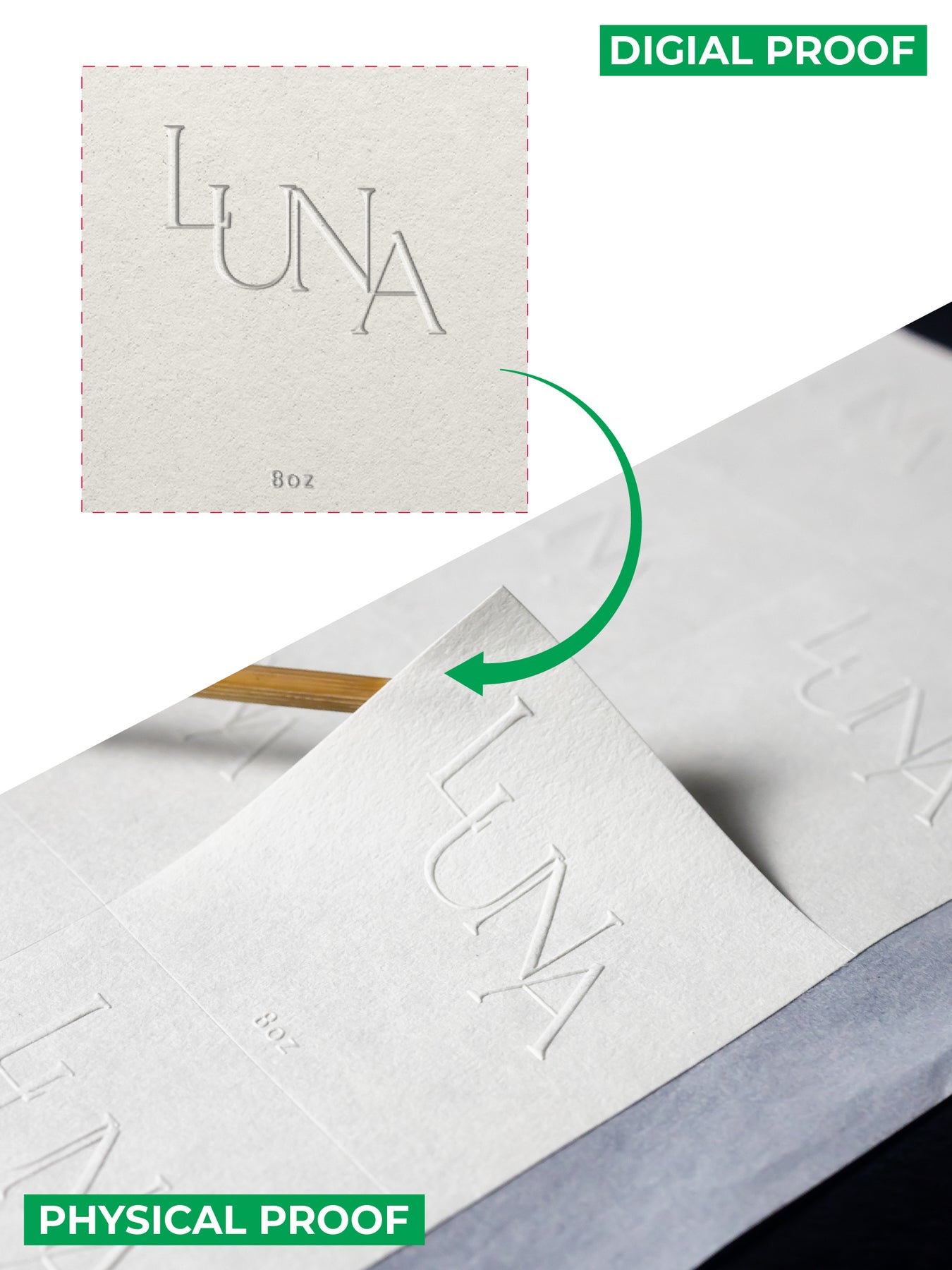 Custom Embossed Stickers| Supr Pack – suprpack.com