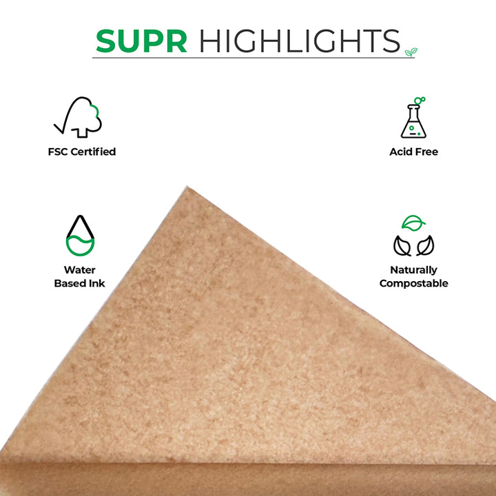 Tissue Paper (Moss Brown). Acid Free & FSC Certified. MOQ: 100 Wrapping Paper