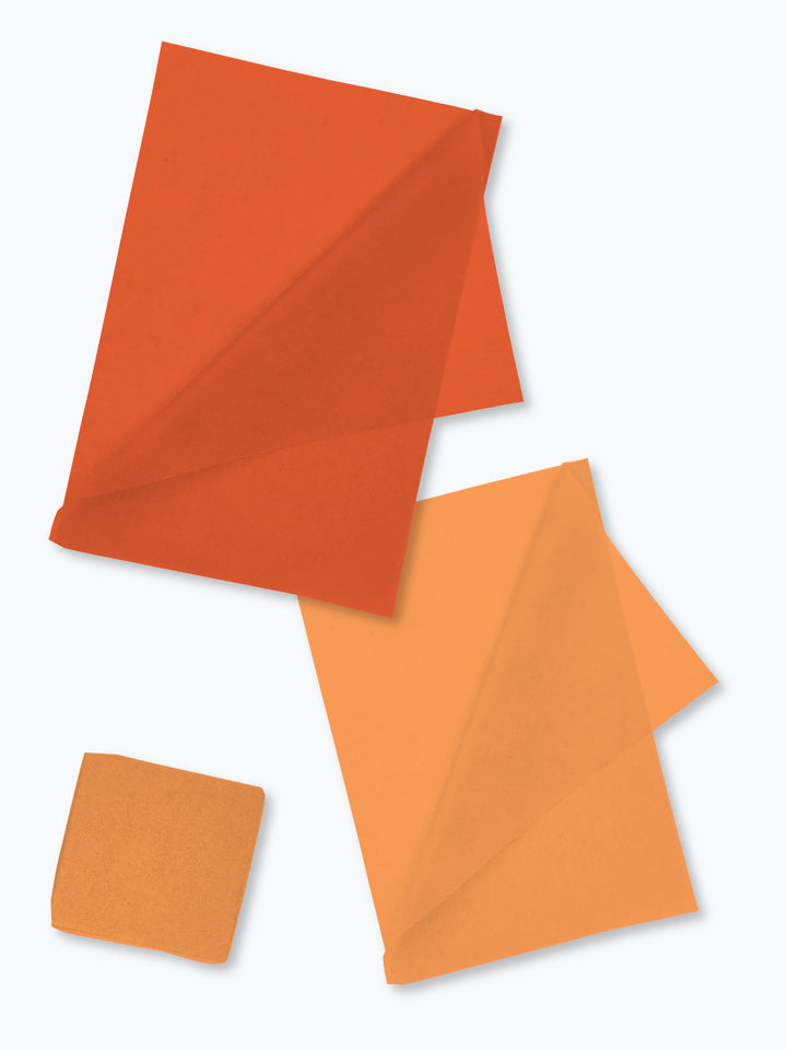 Orange Tissue Color Paper