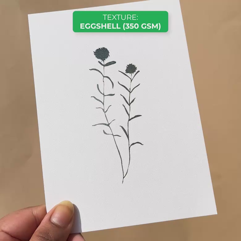 CUSTOM CARDS - ECO-FRIENDLY PREMIUM TEXTURED PAPER