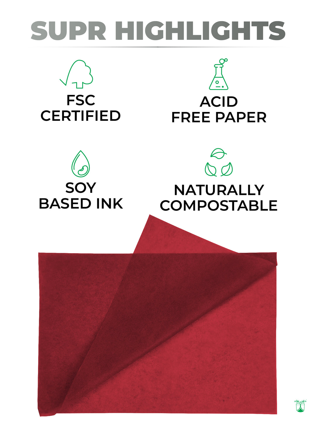 Red Bulk Tissue Paper