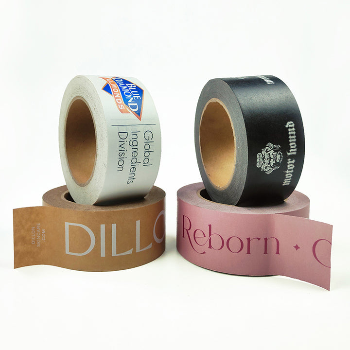 Custom Eco-friendly Self Adhesive Tape in Small Batches | MOQ- 5 Rolls