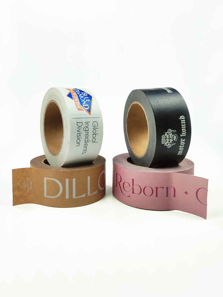 Custom Eco-friendly Self Adhesive Tape in Small Batches | MOQ- 5 Rolls