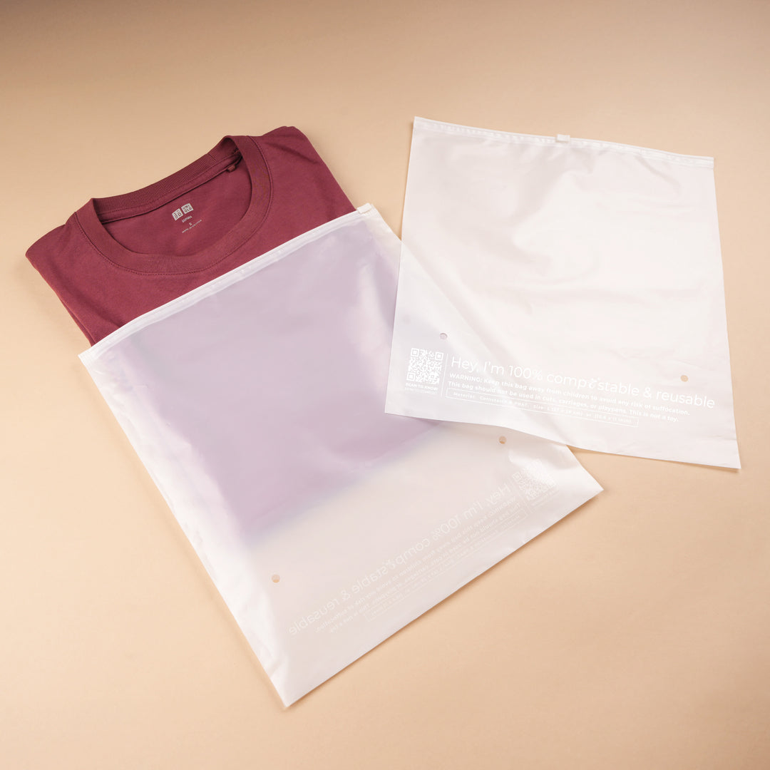 Custom Zip Lock Bags. Compostable, Sustainable & Reusable
