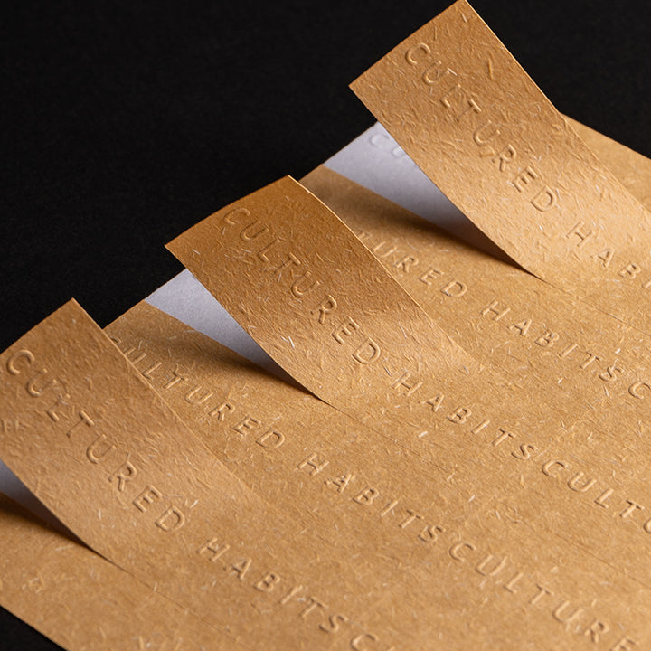 Custom embossed stickers & labels with print & foil