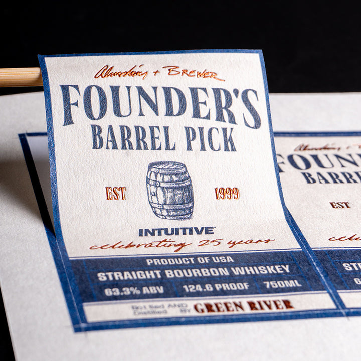Custom embossed stickers & labels with print & foil
