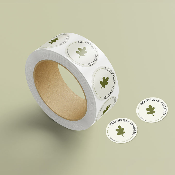 Eco-friendly Custom Sticker Roll with Pantone Printing