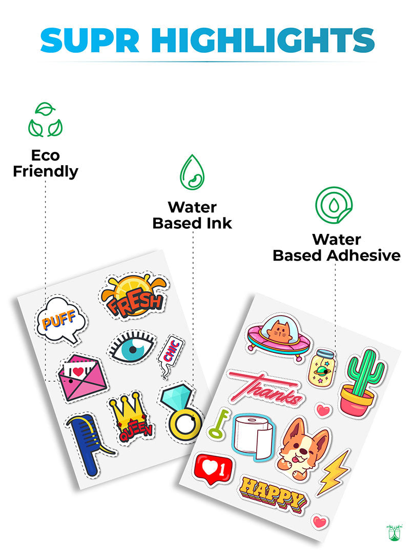 Multiple Design Sticker Printing Custom Multi-design Sticker | Supr Pack – suprpack.com