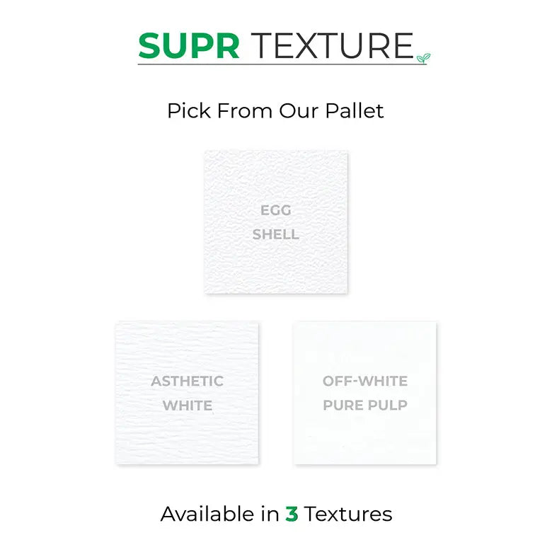 Custom Foldable Cards | Eco Textured Paper | Premium Finish Suprpack