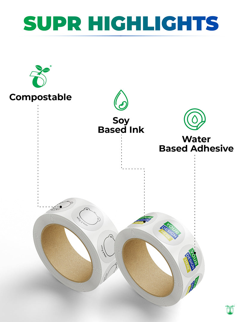 Transparent Stickers Rolls| Supr Pack – suprpack.com