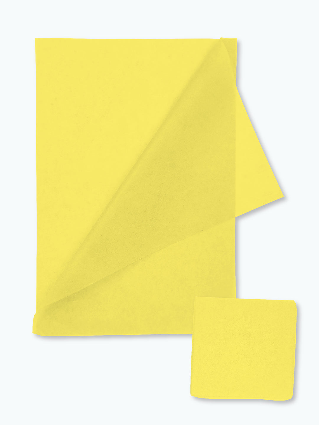 Yellow Custom Printed Tissue Paper