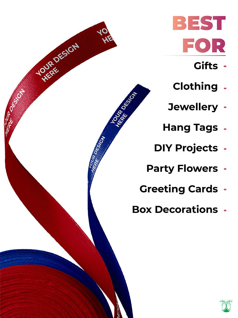 ribbon | custom ribbon | eco-friendly ribbon | sustainable ribbon | Supr Pack ribbons | colored ribbons | environmentally friendly ribbons | printed ribbons | prink ribbon