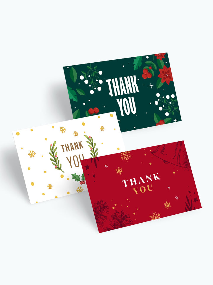Stock Christmas Cards for Sustainable Festive Packaging- MOQ 100 cards