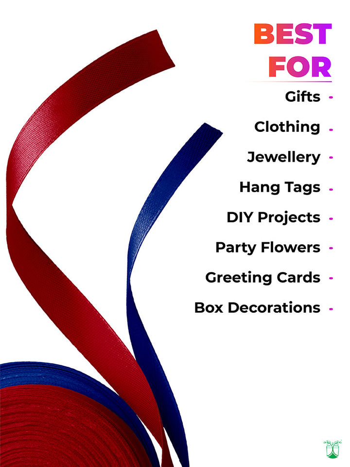 ribbon | custom ribbon | eco-friendly ribbon | sustainable ribbon | Supr Pack ribbons | colored ribbon | red ribbon